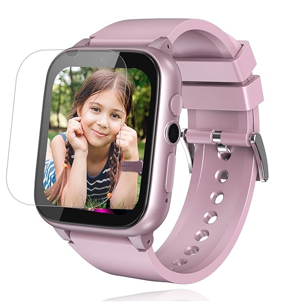 iCHOMKE iCHOMKE Smart Watch for Kids with Games Camera Pedometer Calendar and More Perfect Gift for Girls and Boys Aged 4 to 12 Pink