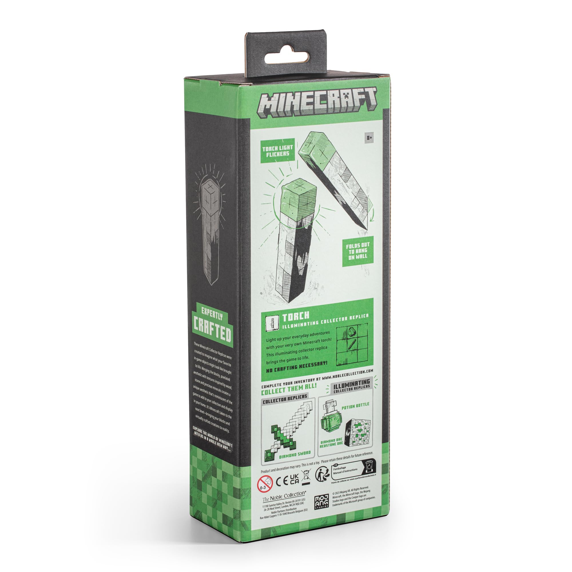 The Noble Collection Noble Collection Minecraft Torch Illuminating Collector Replica for Fans and Collectors - View 9 of 9