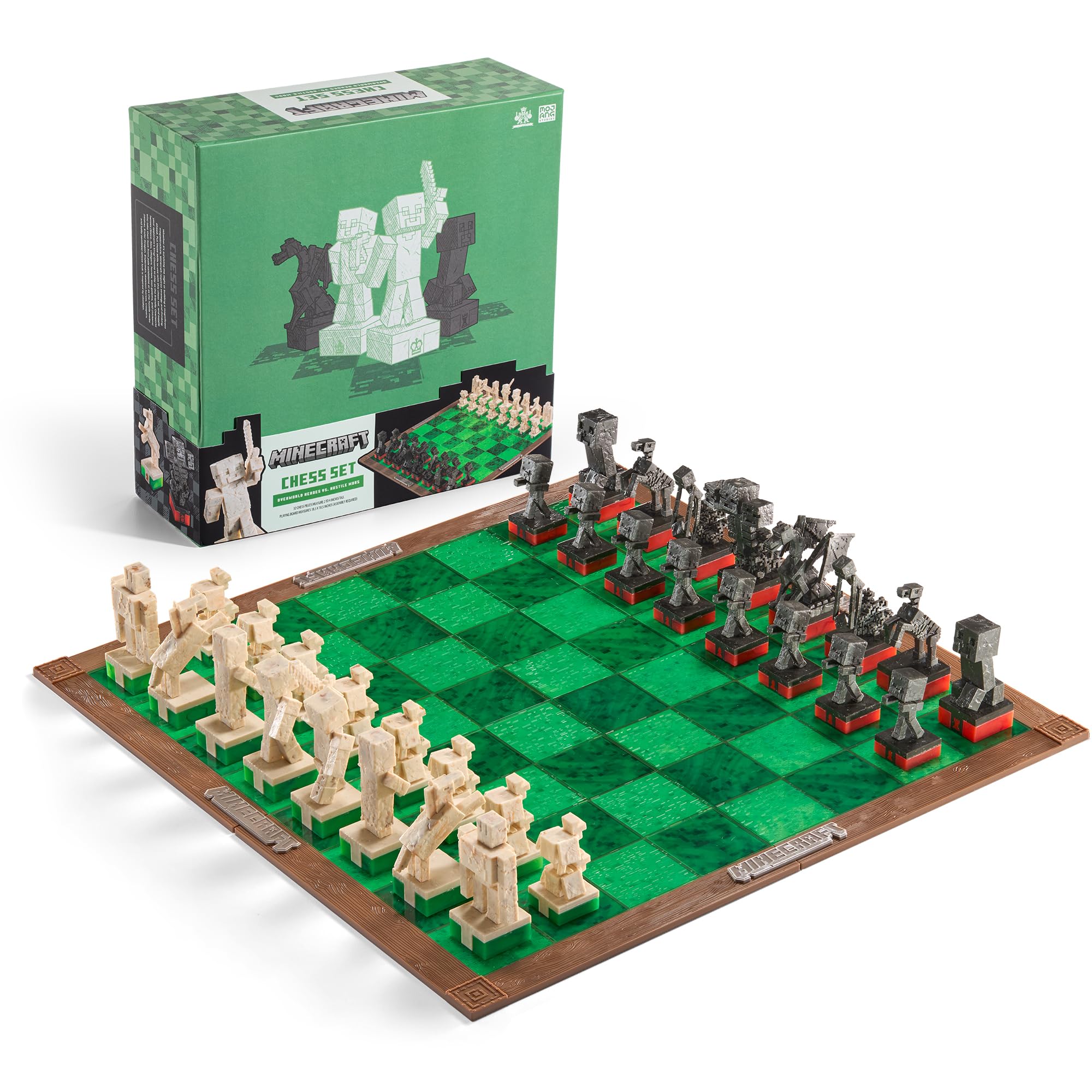 The Noble Collection The Noble Collection Minecraft Chess Set for Fans and Collectors Perfect Gift for Gamers - View 2 of 9