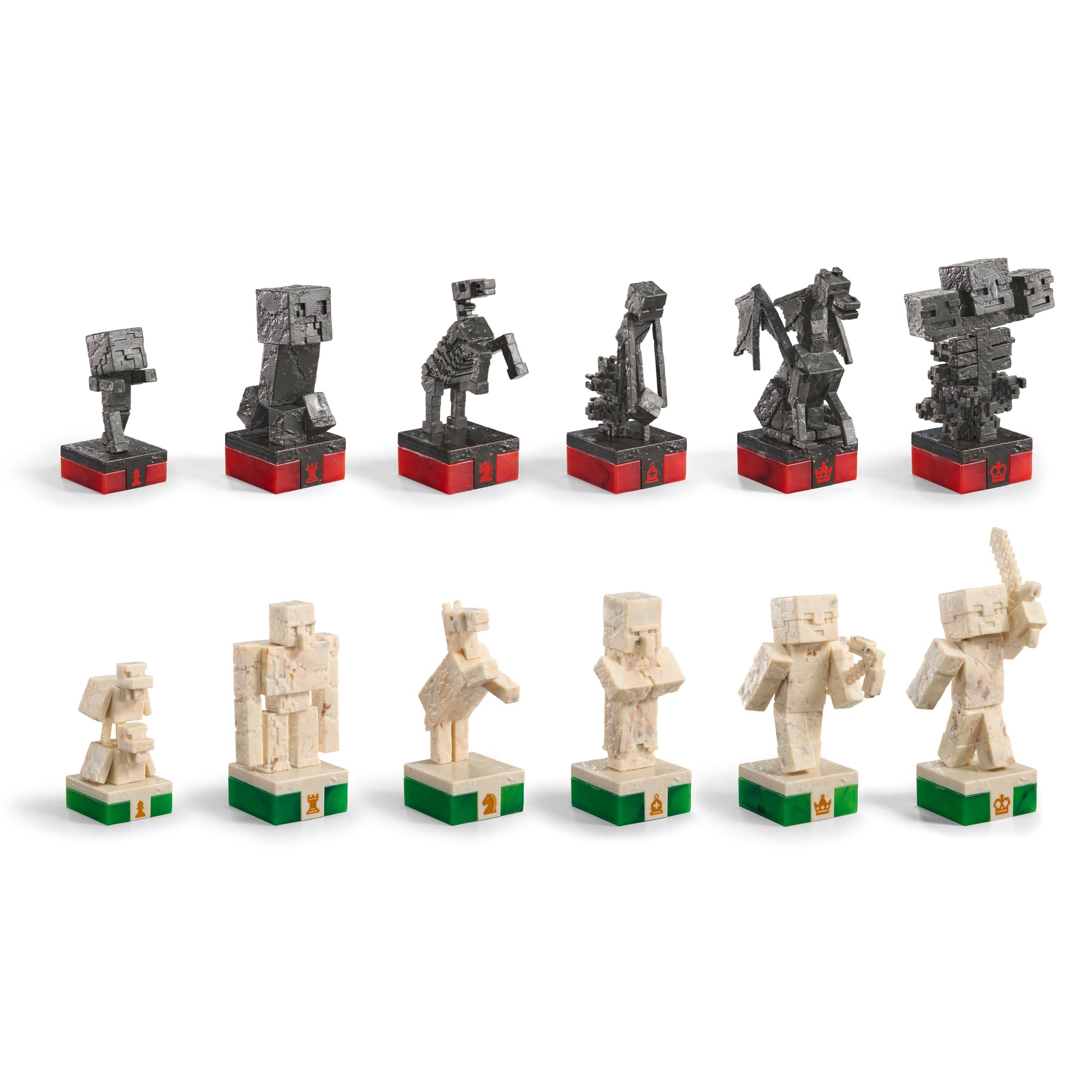 The Noble Collection The Noble Collection Minecraft Chess Set for Fans and Collectors Perfect Gift for Gamers - View 3 of 9