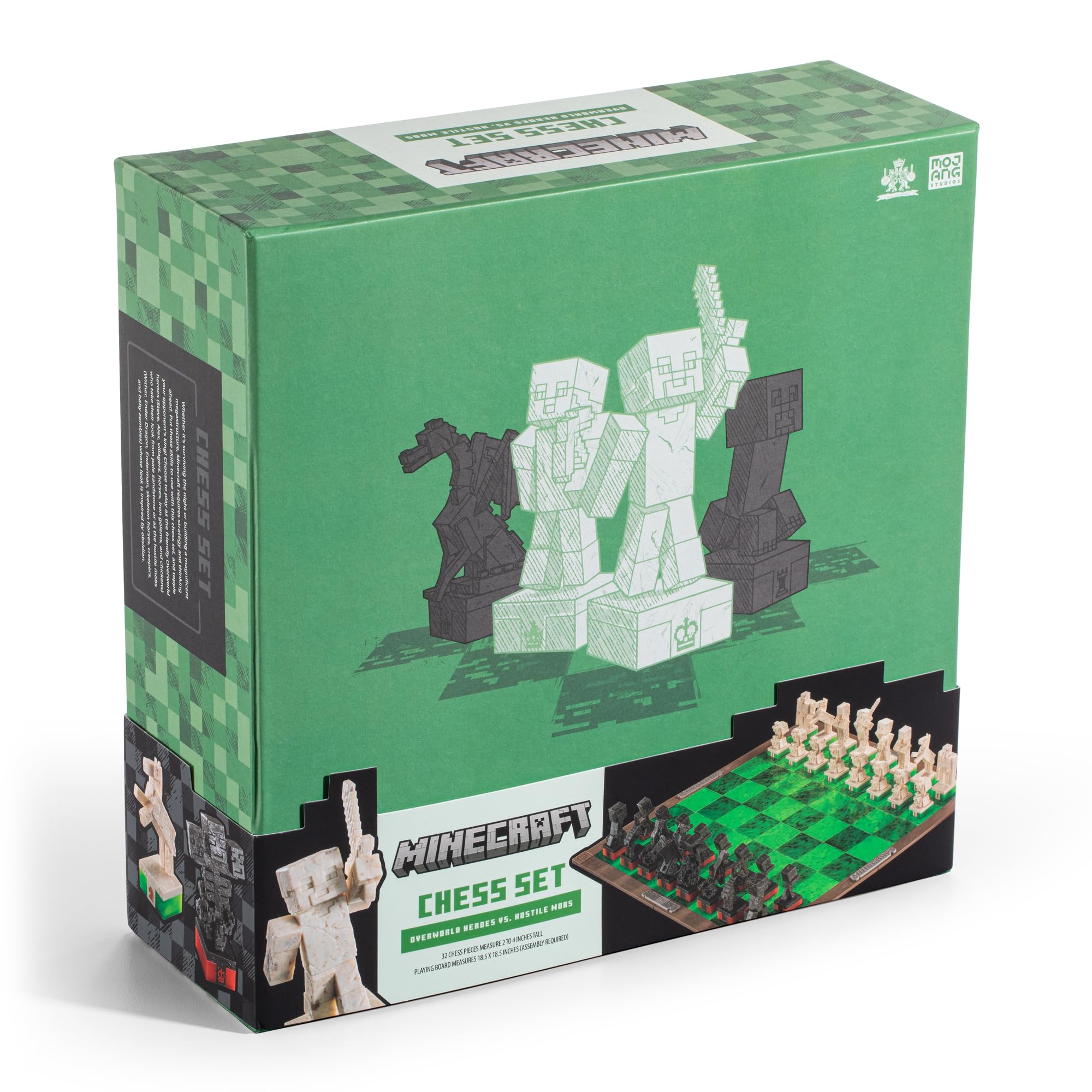 The Noble Collection The Noble Collection Minecraft Chess Set for Fans and Collectors Perfect Gift for Gamers - View 8 of 9