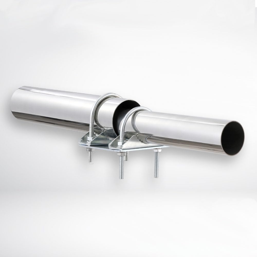 KINEEPLE KINEEPLE Universal Antenna Pole Mount Bracket for Starlink and Antennas with U-Bolts for 1 to 2 Inch OD Pipes Mounting Kit - View 5 of 7