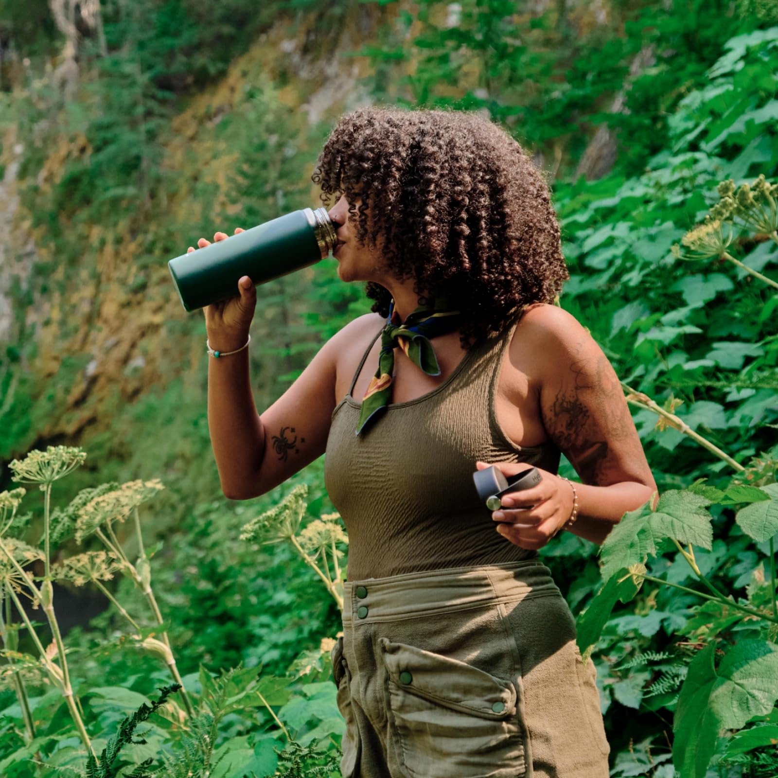 Hydro Flask Hydro Flask Wide Flex Cap Cascade 40 Oz Durable Water Bottle for Hydration on the Go - View 7 of 8