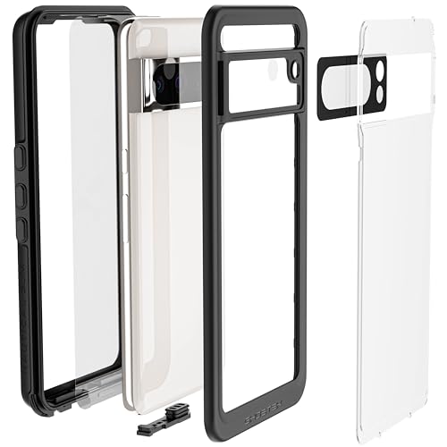 Ghostek Ghostek Nautical Slim Waterproof Case for Google Pixel 8 Pro with Screen and Camera Protector Compatible with Wireless Charging Clear 6.7 Inch - View 7 of 10