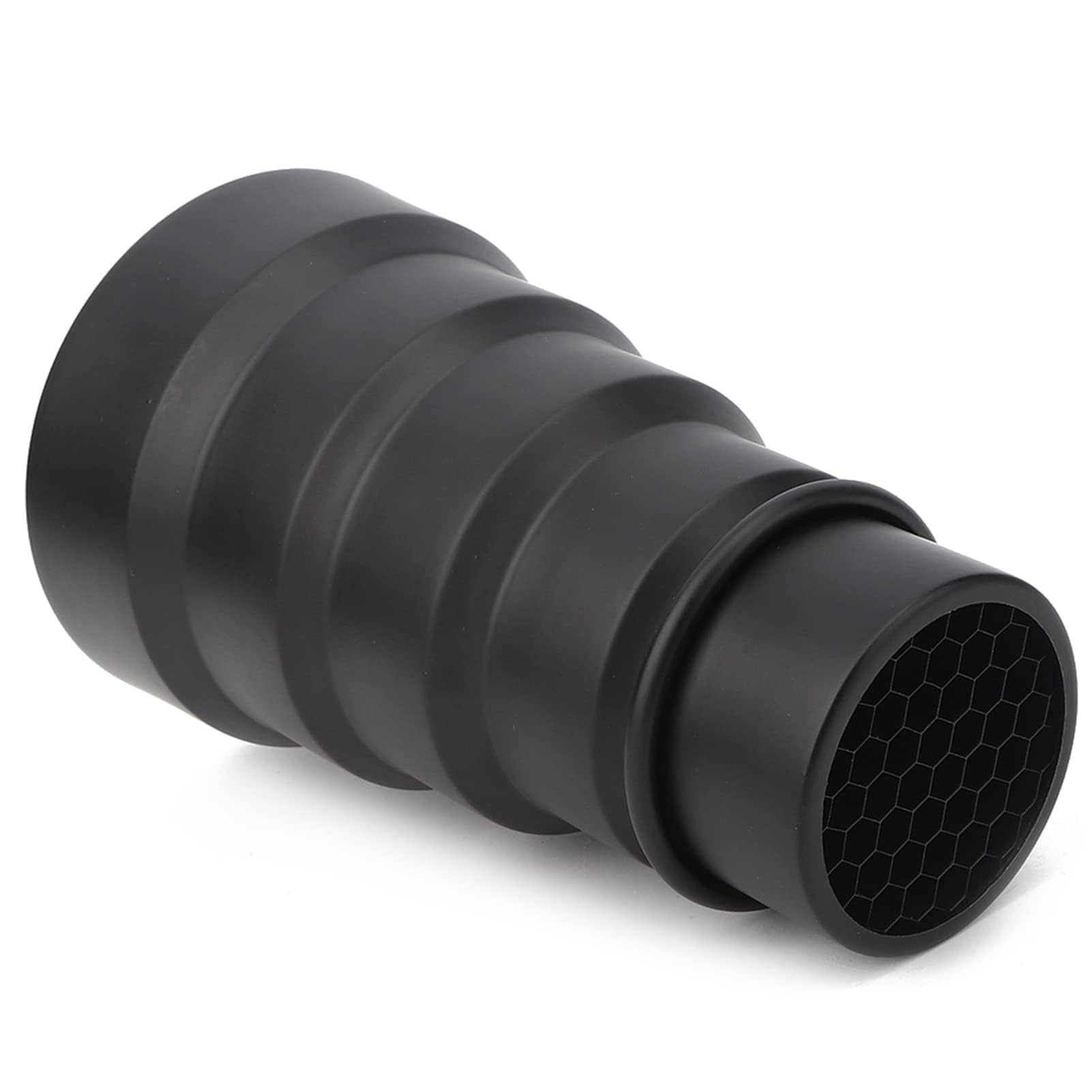 Cyrank Aluminium Alloy Conical Snoot Kit with Honeycomb Grid and 5 Color Filters for Bowens Mount Studio Strobe Photography Flash - View 9 of 9