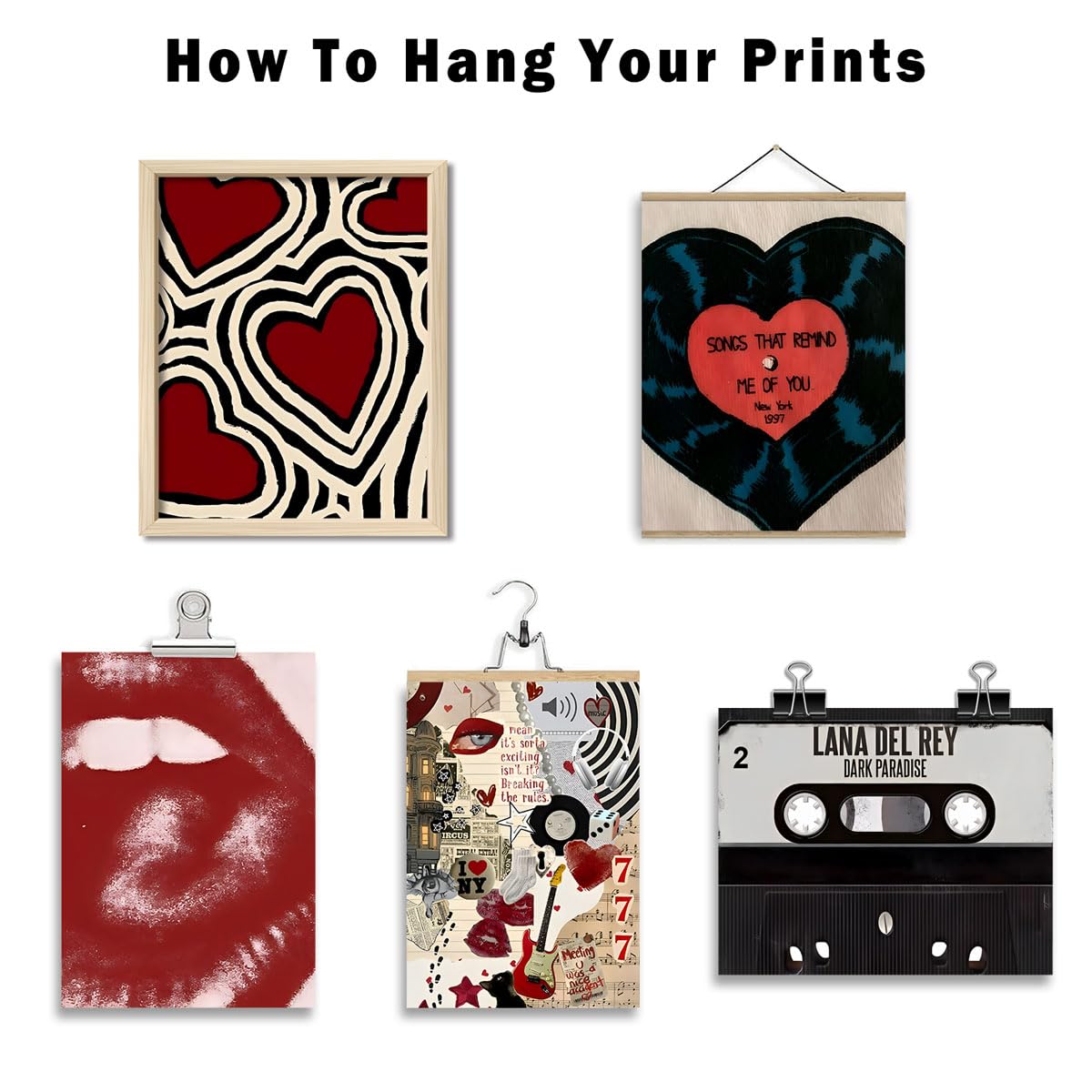 ANERZA ANERZA 16 PCS Downtown Girl Room Decor Y2K Wall Art Prints Coquette Posters Aesthetic Wall Collage Kit Vintage Dorm Gallery Home Decor - View 4 of 6