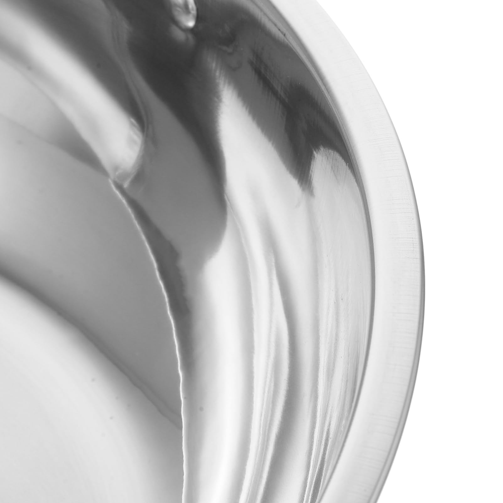 BIUDECO Mandarin Pot Hot Pot Divided Pan Stainless Steel Fry Pan with Lid Korean Cookware Household Cooking Utensil Suki - View 4 of 9