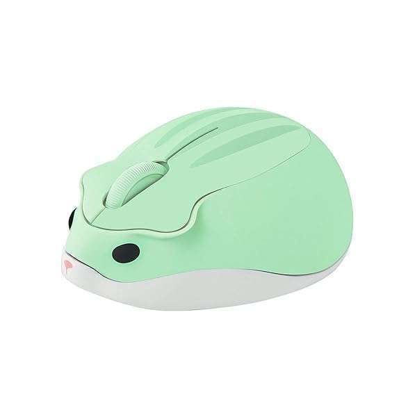CHUYI CHUYI Hamster Shape Wireless Mouse - Cute Portable Optical Mouse for Kids & Travel | Perfect Gift for School & Library