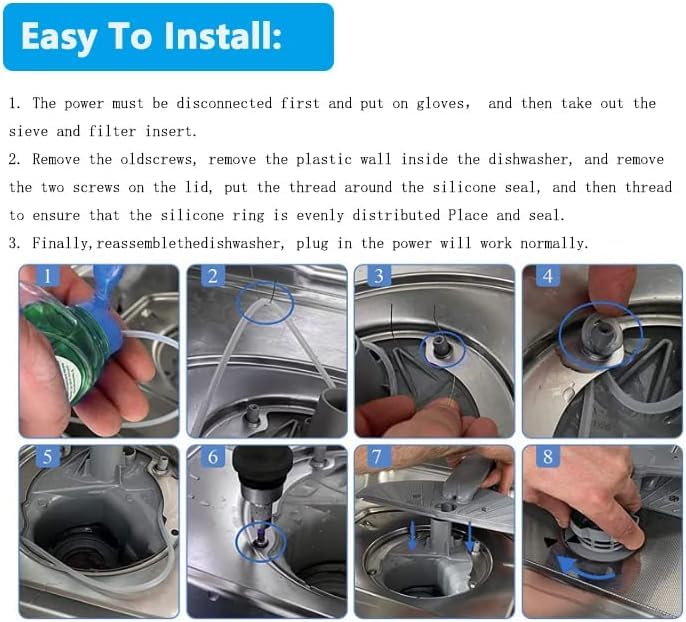 GEAIN Dishwasher Repair Kit for Bosch Siemens Gorenje Neff and More Fast Fix Solution - View 3 of 4