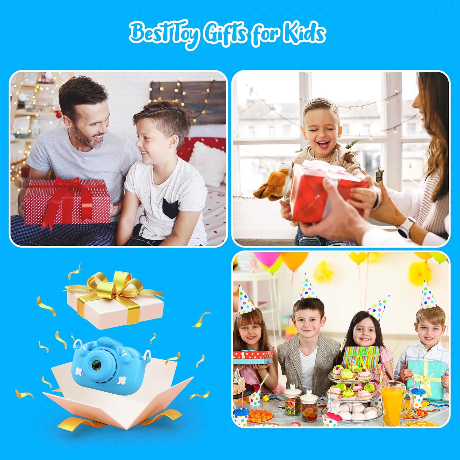 BEVLXNIV Kids Digital Camera Dual Lens 32GB SD Card Perfect Gift for Boys and Girls Aged 3 to 8 Ideal for Christmas or Birthday - View 7 of 7