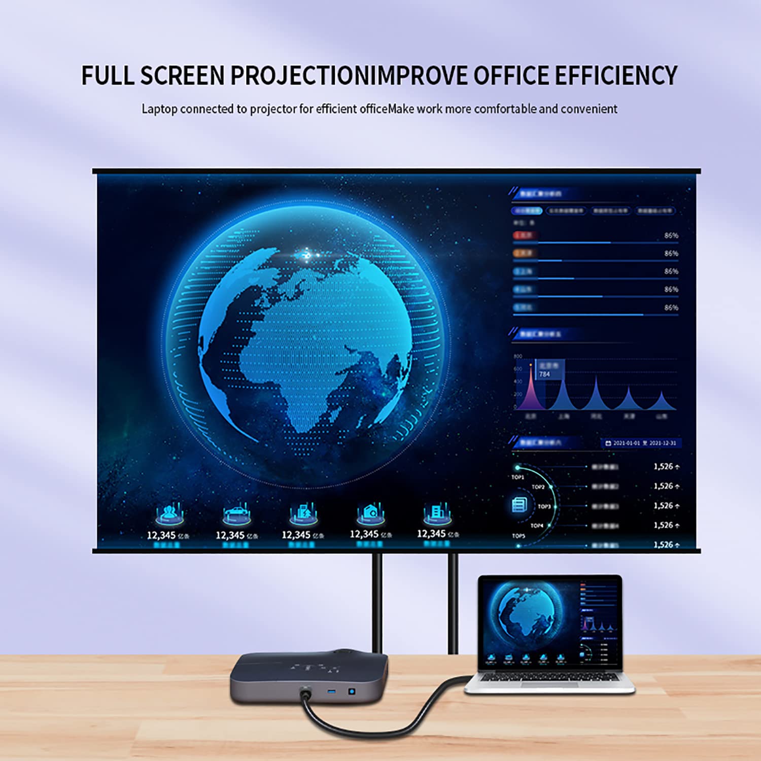 50 ft HDMI Cable High Speed 18Gbps 4K 60Hz Compatible with PS3 PS4 TV Box and More Ideal for Gaming and Streaming - View 5 of 6