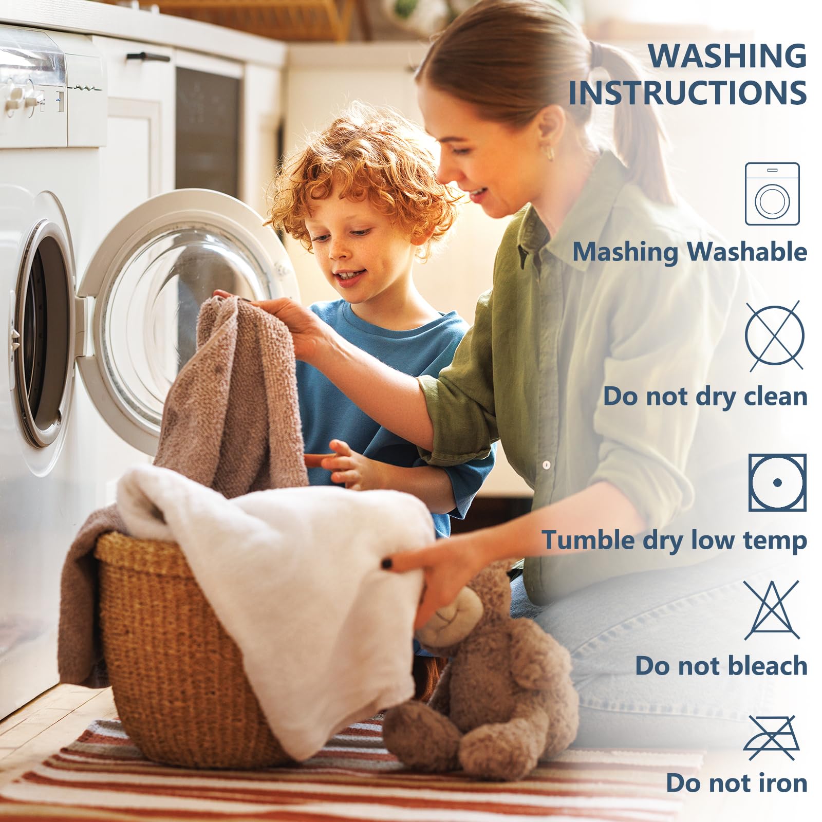 CozyLux CozyLux Queen Size Pillow Top Cotton Mattress Pad with Deep Pocket Quilted Cooling Protector 60x80 inch White - View 6 of 8