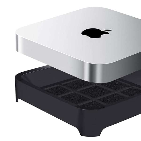 IFCASE IFCASE Desktop Dust & Air Filter Stand for Mac Mini 2010-2023 & Mac Studio M1/M2 - Black