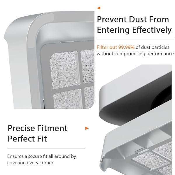 IFCASE IFCASE Desktop Dust & Air Filter Stand for Mac Mini 2010-2023 & Mac Studio M1/M2 - Silver - View 5 of 10