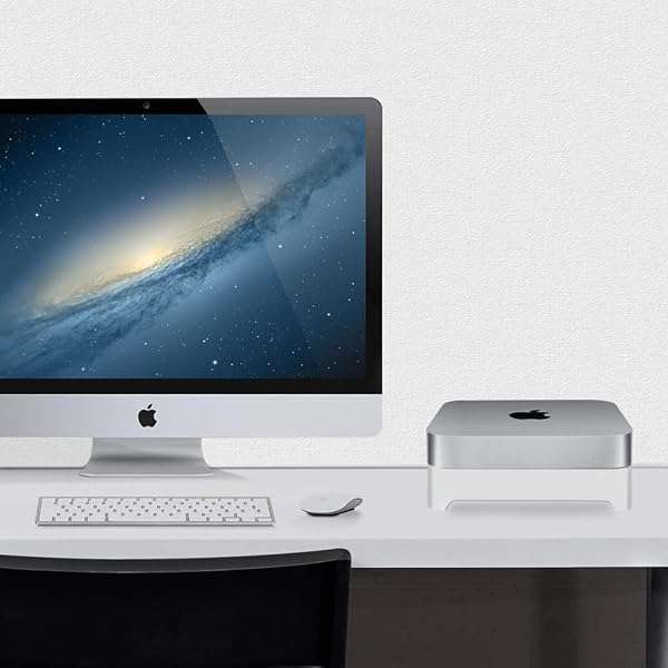 IFCASE IFCASE Desktop Dust & Air Filter Stand for Mac Mini 2010-2023 & Mac Studio M1/M2 - Silver - View 9 of 10