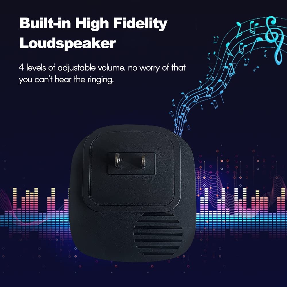 Sunydog Multifunctional Wireless Driveway Alarm Waterproof Motion Sensor 200m Range 38 Chimes 1 Receiver 2 Transmitters for Property Protection - View 8 of 9