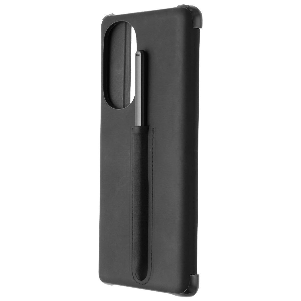 Motorola Folio and Stylus Bundle for Moto Edge 5G UW Black Case and Accessory