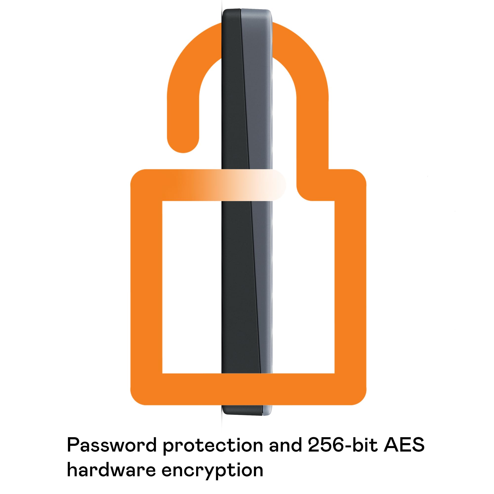 WD WD 5TB My Passport Portable Hard Drive USB-C USB-A Compatible for Windows Mac Chromebook Gaming Backup Software Password Protection - View 4 of 7