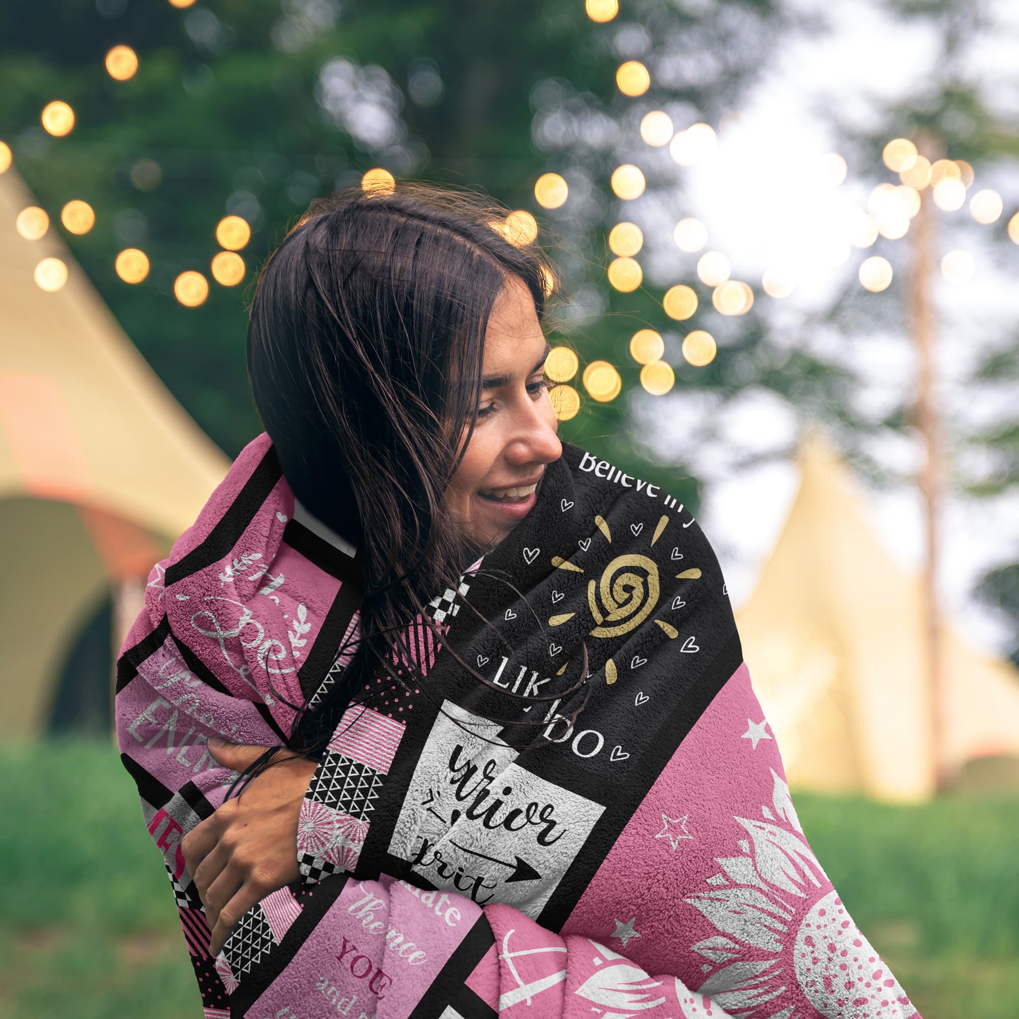 Mcurore Mcurore Get Well Soon Gifts for Women After Surgery Inspirational Relaxation Blanket 60x50 Perfect for Encouragement and Sympathy - View 5 of 7