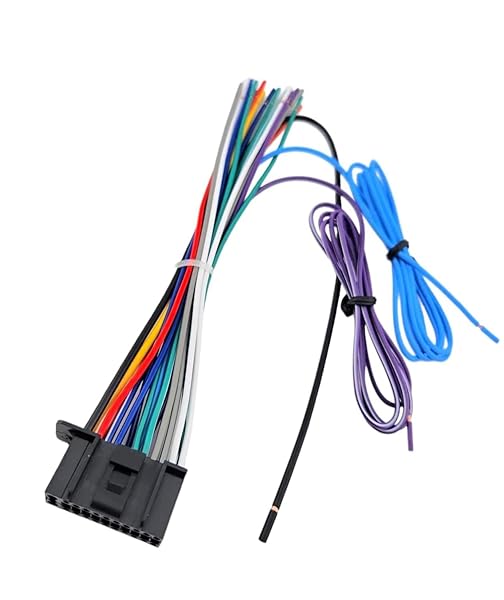 Goodsby Goodsby Harness Wire Replacement for JVC Car Radio Models KW-M730BT KW-M740BT KW-M845BW KW-M855BW KW-M856BW KW-M950BW and More - View 2 of 4