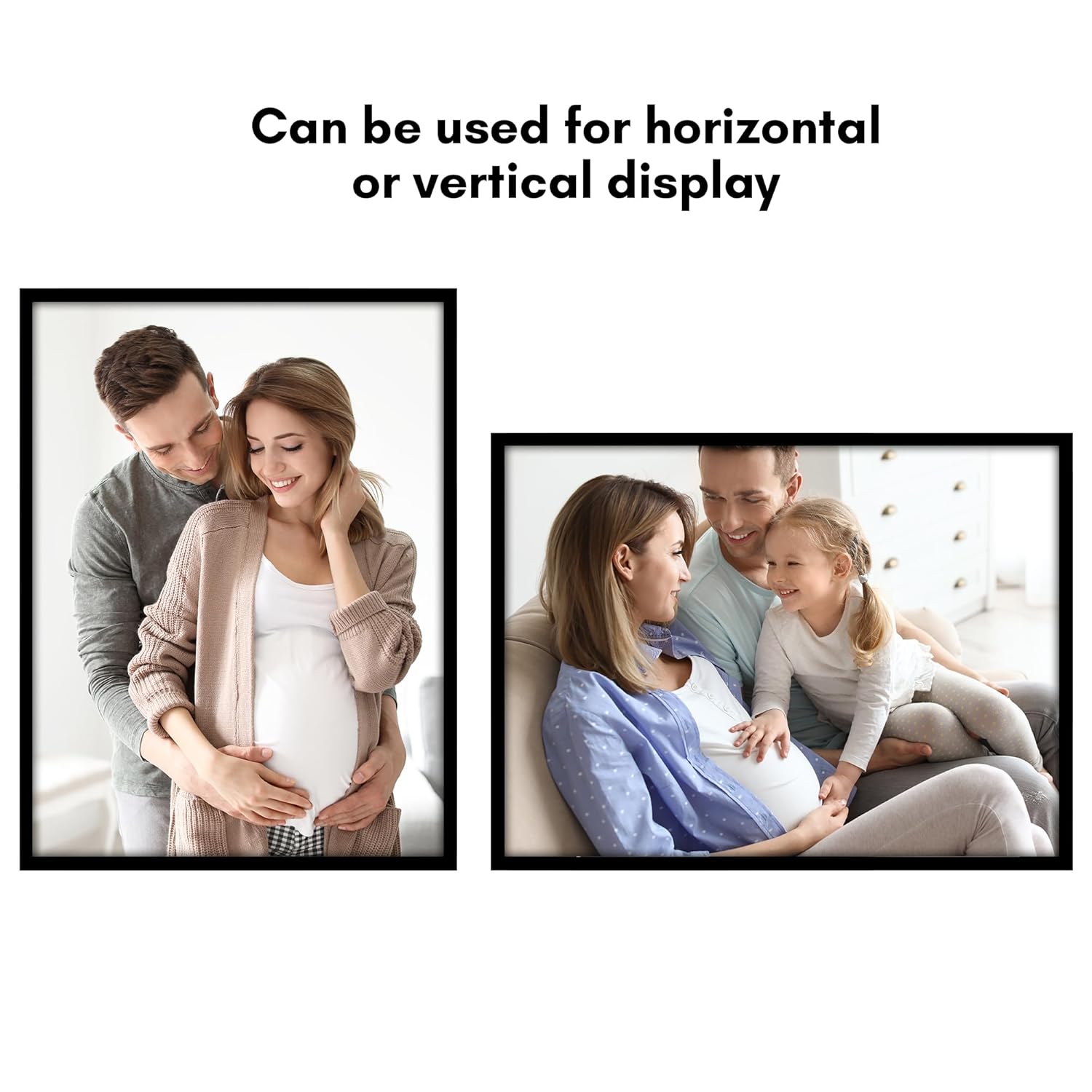 Americanflat Americanflat 20x27 Picture Frame Black with Polished Plexiglass Thin Border for Wall Display Hanging Hardware Included - View 6 of 7