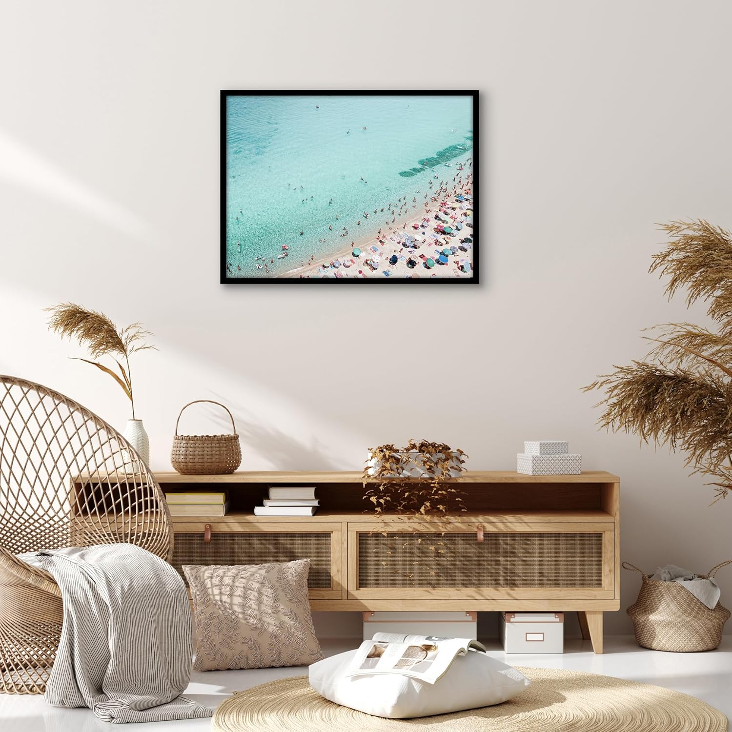 Americanflat Americanflat 20x27 Picture Frame Black with Polished Plexiglass Thin Border for Wall Display Hanging Hardware Included - View 7 of 7