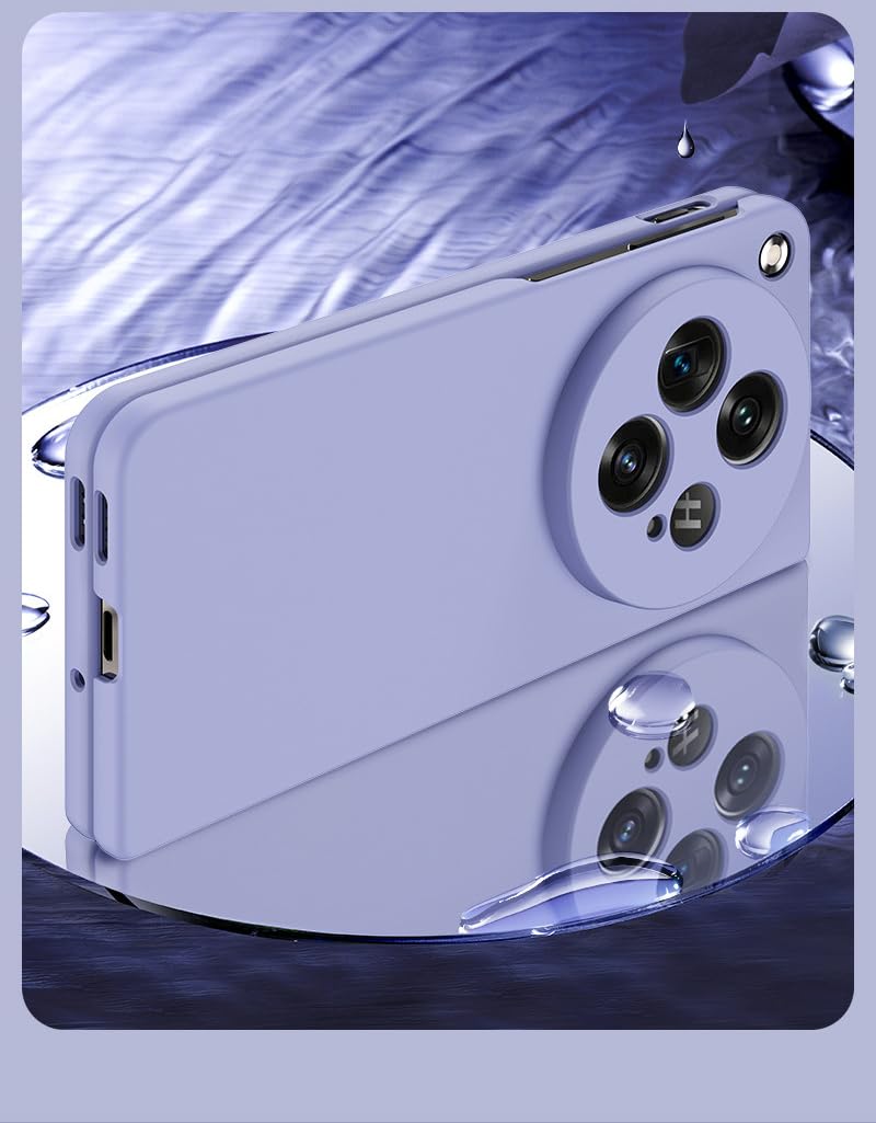 Ranyi OnePlus Open Case Ultra Slim Matte Folding Design 360 Full Body Protection Shock Absorbing Silicone Rubber Cover Orange 2023 - View 3 of 7