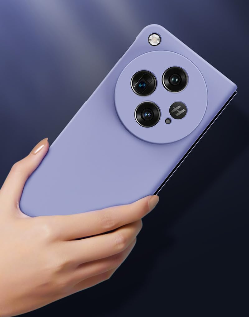 Ranyi OnePlus Open Case Ultra Slim Matte Folding Design 360 Full Body Protection Shock Absorbing Silicone Rubber Cover Orange 2023 - View 4 of 7