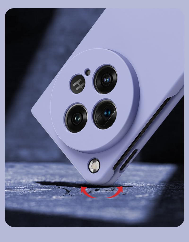 Ranyi OnePlus Open Case Ultra Slim Matte Folding Design 360 Full Body Protection Shock Absorbing Silicone Rubber Cover Orange 2023 - View 5 of 7