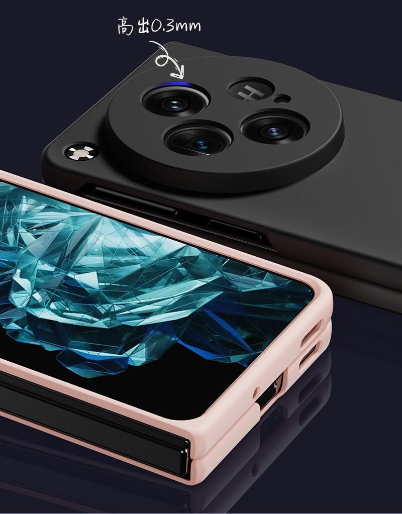 Ranyi OnePlus Open Case Ultra Slim Matte Folding Design 360 Full Body Protection Shock Absorbing Silicone Rubber Cover Orange 2023 - View 6 of 7