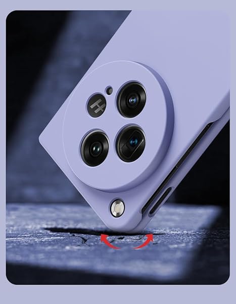 Ranyi Ranyi Ultra Slim Thin Matte Folding Case for OnePlus Open 360 Full Body Protection Shock Absorbing Silicone Rubber Pink Cover 2023 - View 7 of 9