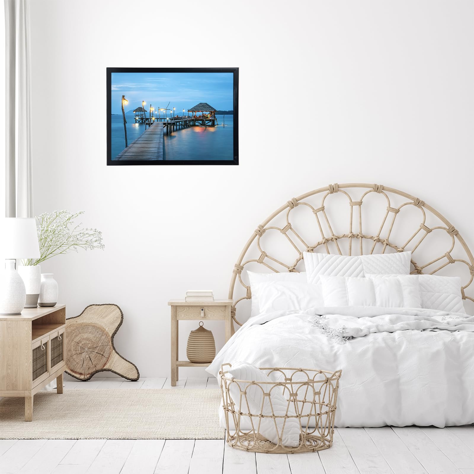 JCJMY JCJMY 10x15 Black Picture Frame for Wall Hanging Horizontally or Vertically Shatter Resistant Plexiglass Ideal for Gallery Display - View 6 of 7