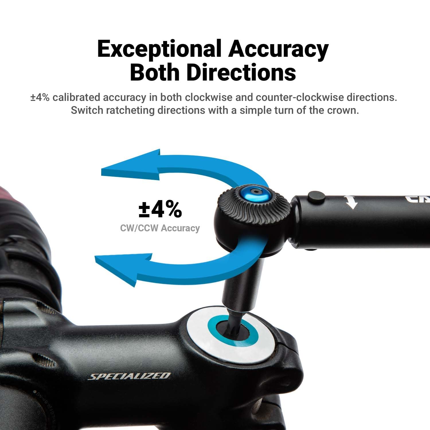 Capri Tools Capri Tools 1/4 Drive Mini Torque Wrench Set 30-140 in lbs for Precision Tightening - View 4 of 7