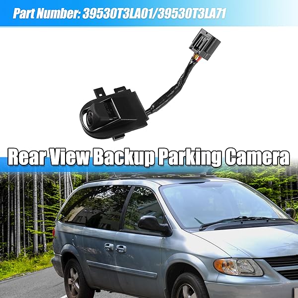 X AUTOHAUX X AUTOHAUX Rear View Reversing Backup Parking Camera for Honda Accord Coupe EX EX-L 2013 to 2015 Model No 39530T3LA01 39530T3LA71 - View 3 of 8