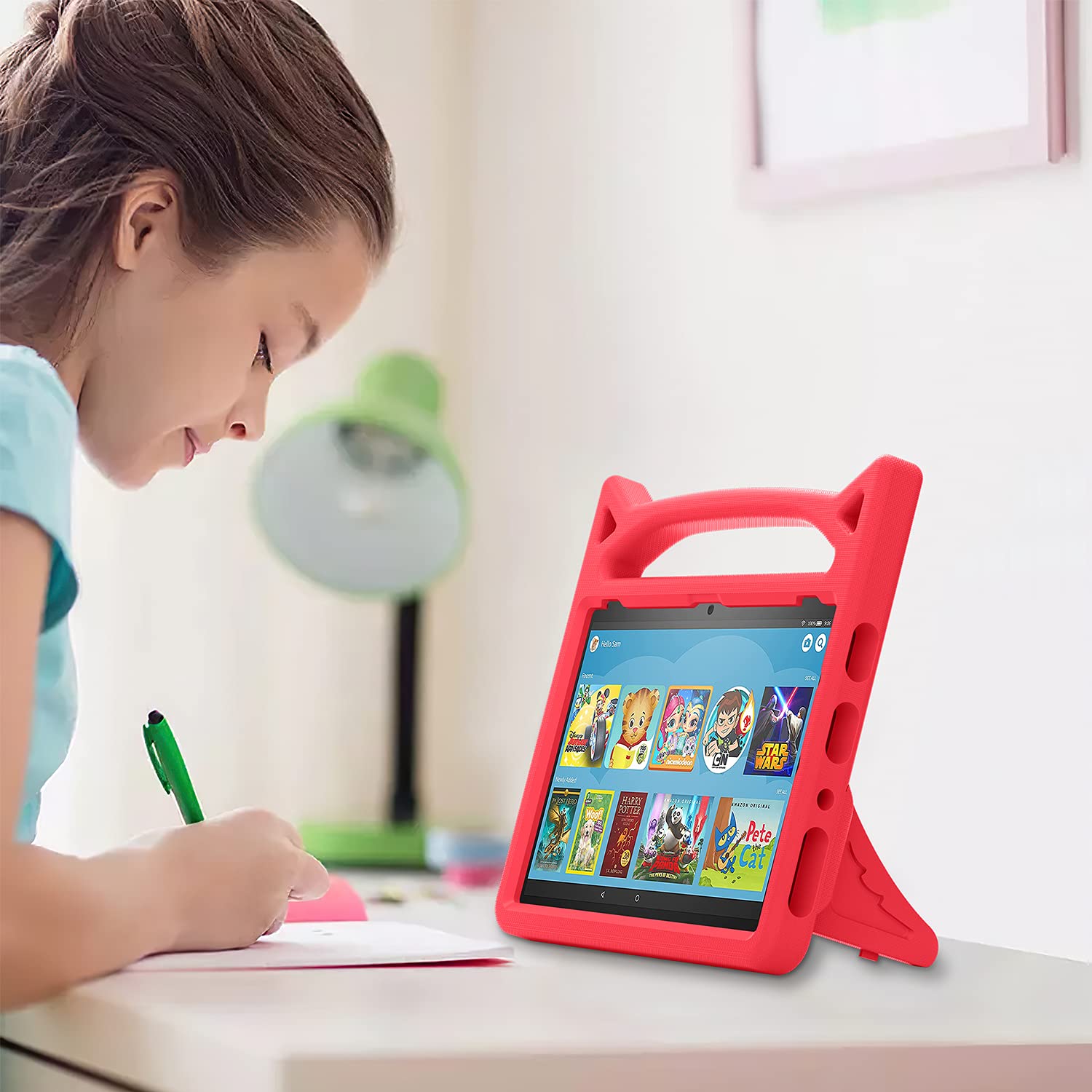 Ubearkk Ubearkk Lightweight Anti-Slip Shock Resistant Case for 10 in Tablet 13th 11th Generation 2023 2021 Release Kid Friendly Cover - View 3 of 5