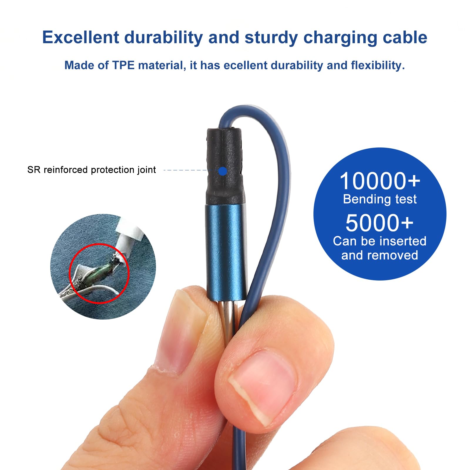 Aywenny Aywenny 60W USB C Charger Cable Fast Charging Data Sync Cord for iPhone 15 Plus Pro Max iPad Mini 6 Galaxy S23 3Pack 3.3FT - View 2 of 7