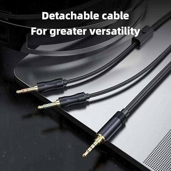 FiiO FIIO JadeAudio JT1 Studio Headphones: Hi-Res Gaming & Recording Headset with 50mm Drivers & Microphone - View 8 of 10