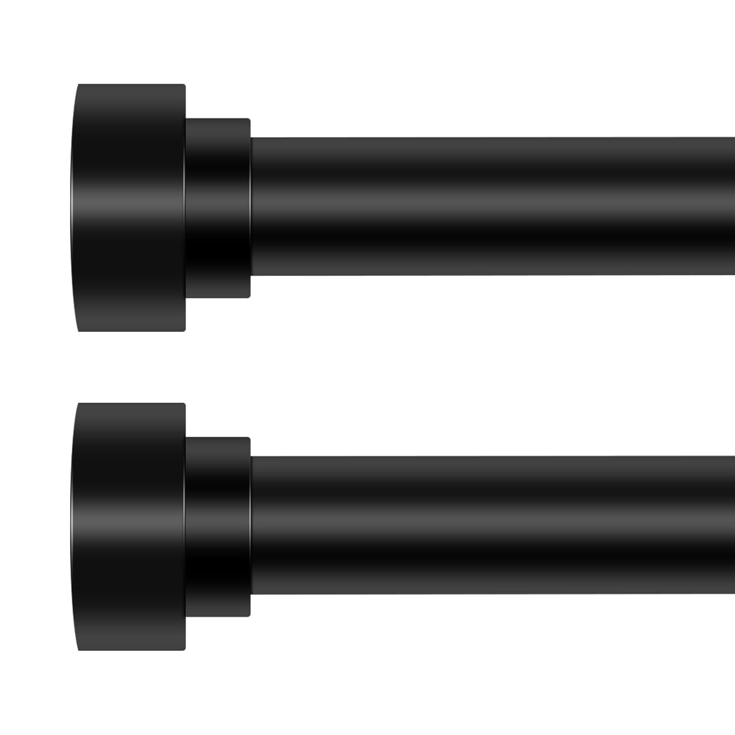 hei! dear HEI DEAR Adjustable Gold Curtain Rods 72 to 144 Inch Heavy Duty Modern Telescoping Drapery Rods for Windows - View 9 of 9