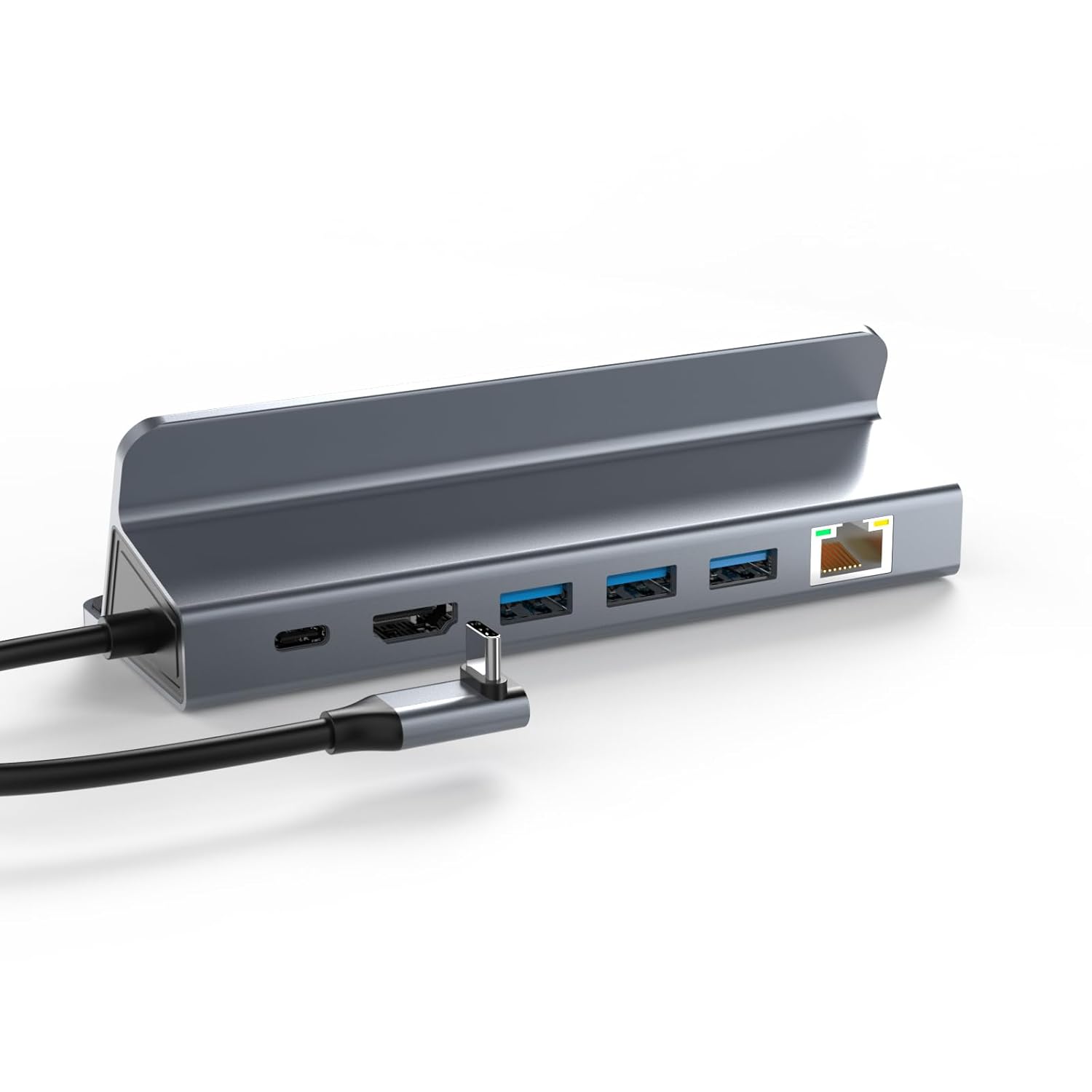 Tiergrade Tiergrade 6-in-1 USB C Hub with 4K HDMI Ethernet and 3 USB-A Ports for MacBook Pro Steam Deck iMac and More