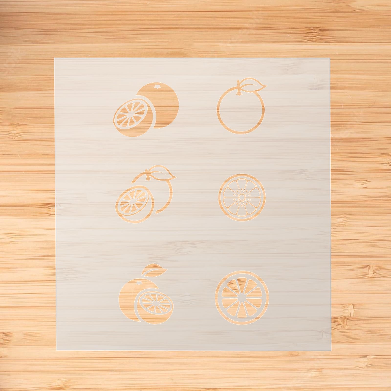 SENJEOK SENJEOK 20 PCS Mylar Stencil Sheets 12x12 Inch Transparent Template Material for DIY Projects - View 6 of 6