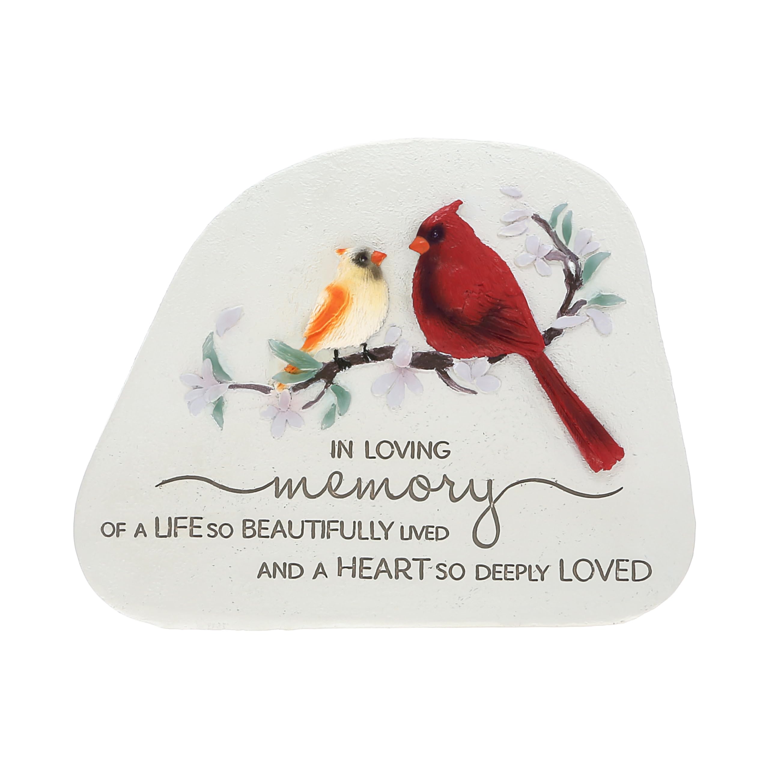 Pavilion Gift Company Pavilion Gift Company Cardinal Memorial Garden Stone for Loved One Bereavement Gift in Loving Memory 7 Inch