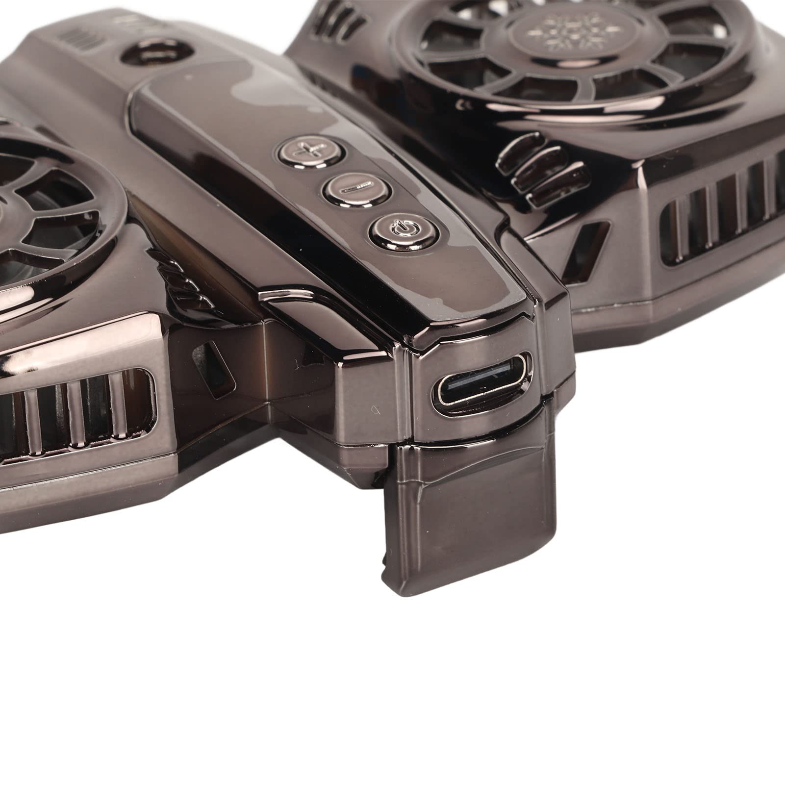 GOWENIC Cell Phone Cooler Dual Core Semiconductor Cooling Fan Low Noise Aluminum Alloy for Gaming and Live Streaming - View 9 of 9