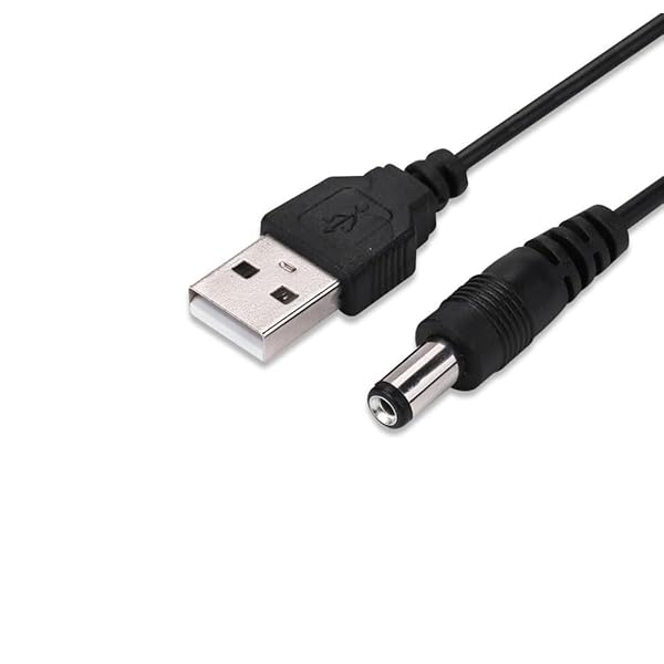 Fteysak Fteysak 3.3FT USB-A to 3.5mm Charger Power Cable for Small Fans Speakers Desk Lamps and More