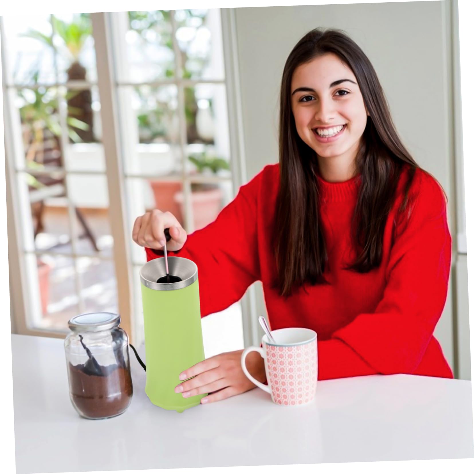 SHOWERORO SHOWERORO Electric Egg Roll Machine Mini Egg Cooker Stainless Steel Omelet Maker Breakfast Sausage Cooking Accessories - View 2 of 9