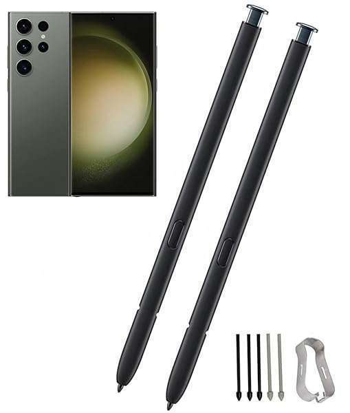 Befzygwk 2 Pcs Galaxy S23 Ultra S Pen Replacement - Touch Stylus for Samsung S23 Ultra 5G (Green) - No Bluetooth Tips/Nibs - View 3 of 7