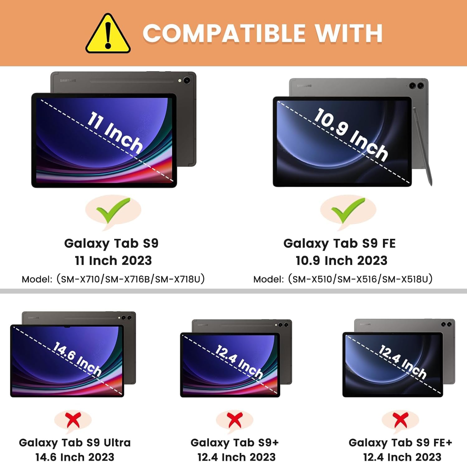 Nuouxoco Nuouxoco Premium Folio Case for Samsung Galaxy Tab S9 11 inch with Multi Viewing Angles and Auto Wake Sleep Feature in Fortune Peony Design - View 2 of 7