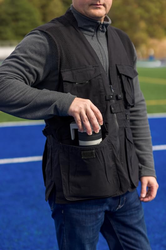 Domke Domke Photogs Vest Black Large for Photographers Comfortable and Functional Gear - View 5 of 5