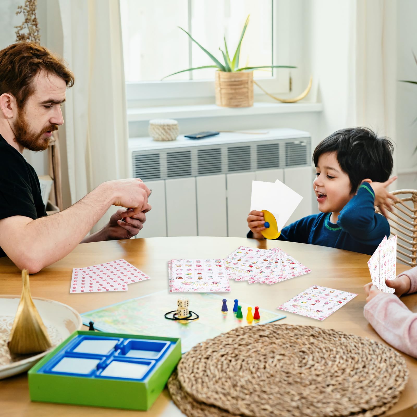 Shappy Shappy 35 Pcs Floral Tea Party Bingo Cards for 24 Players Perfect for Birthday Wedding Games Family Activities and Party Favors - View 6 of 6