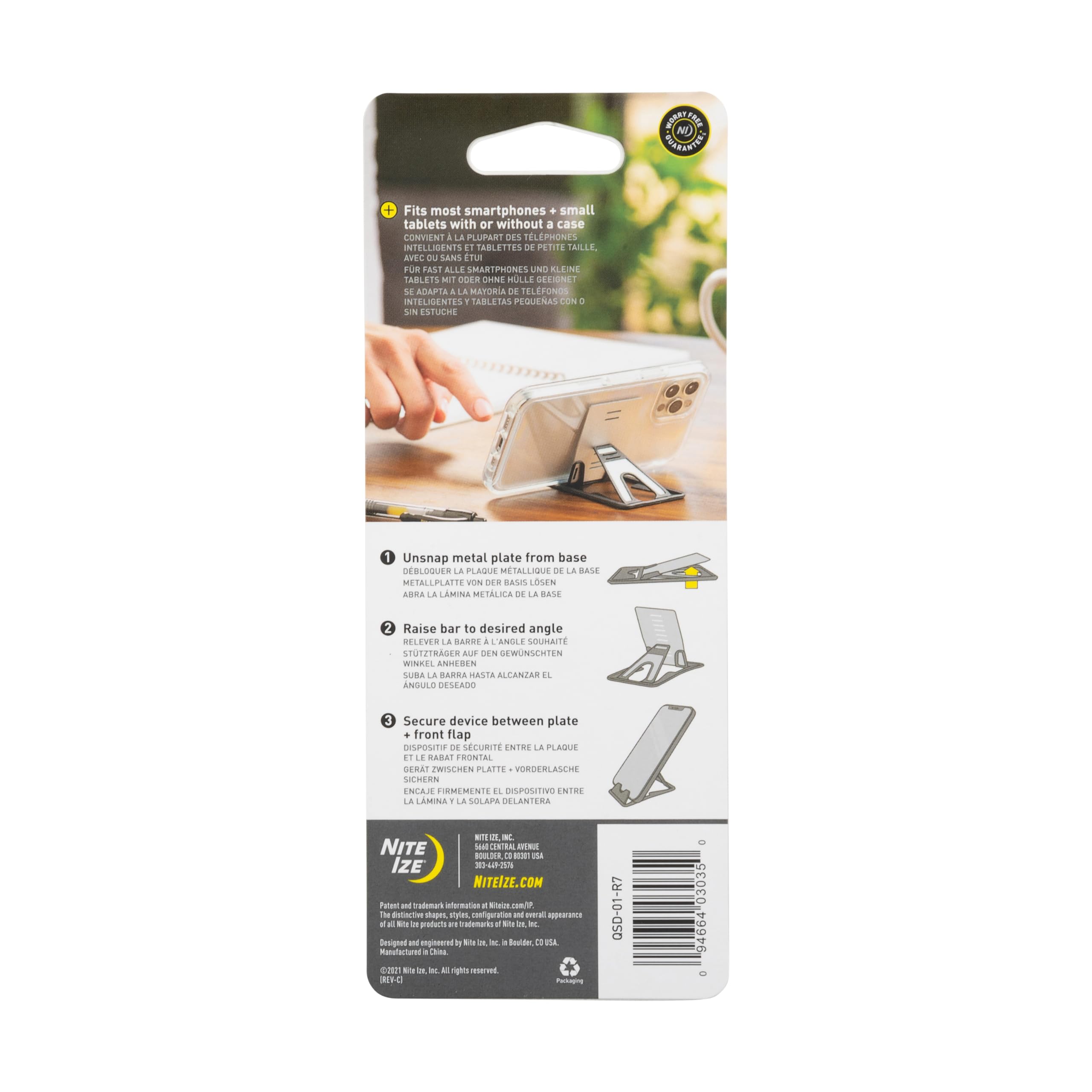 Nite Ize Nite Ize QuikStand Portable Device Stand Adjustable Phone Holder Lightweight Universal Design for Phones 2 Pack - View 7 of 8