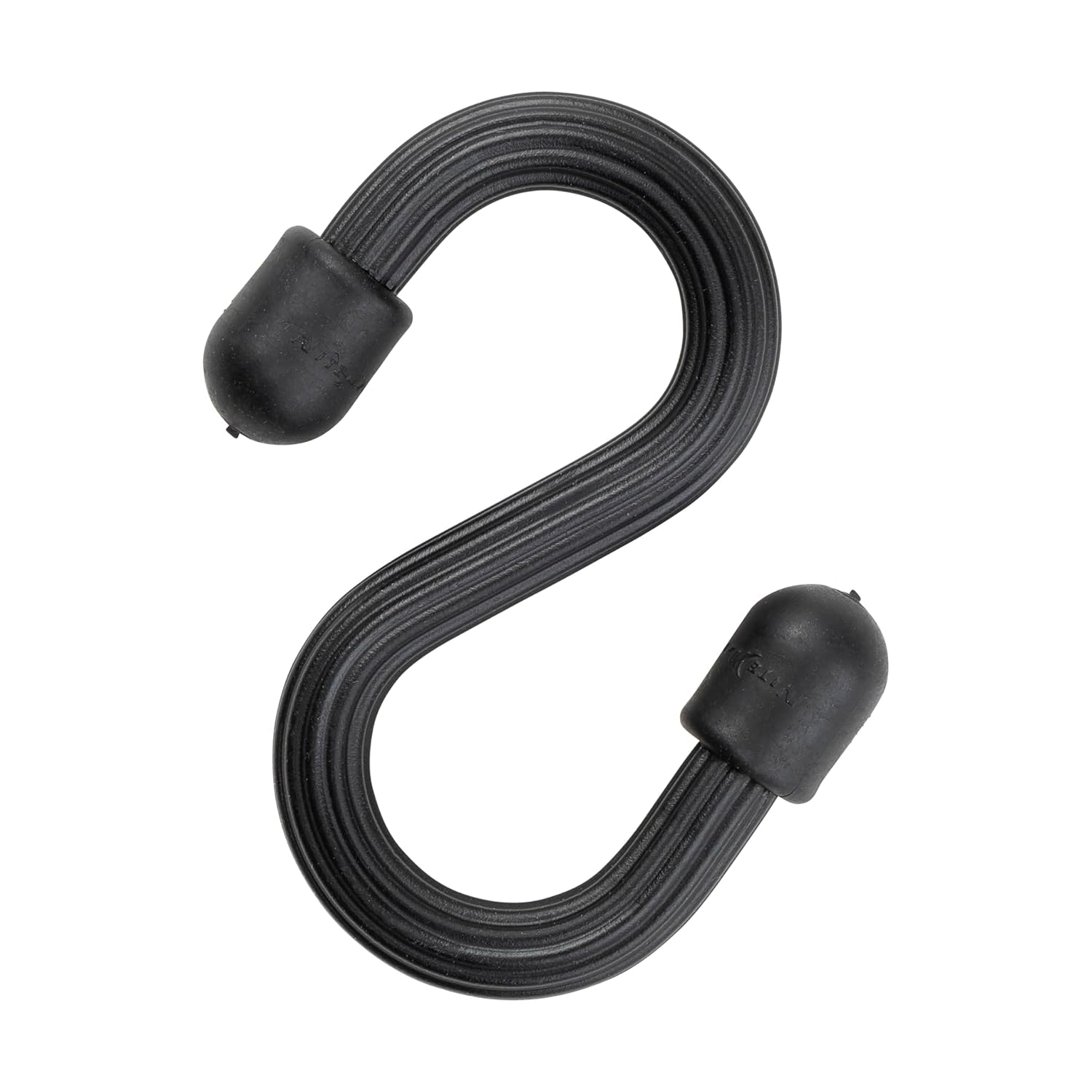 Nite Ize Nite Ize Gear Tie Bendable S-Hook Utility Hook for Hanging Strong Rubber Hook for Closets Garages and More Black 4 Pack - View 3 of 9